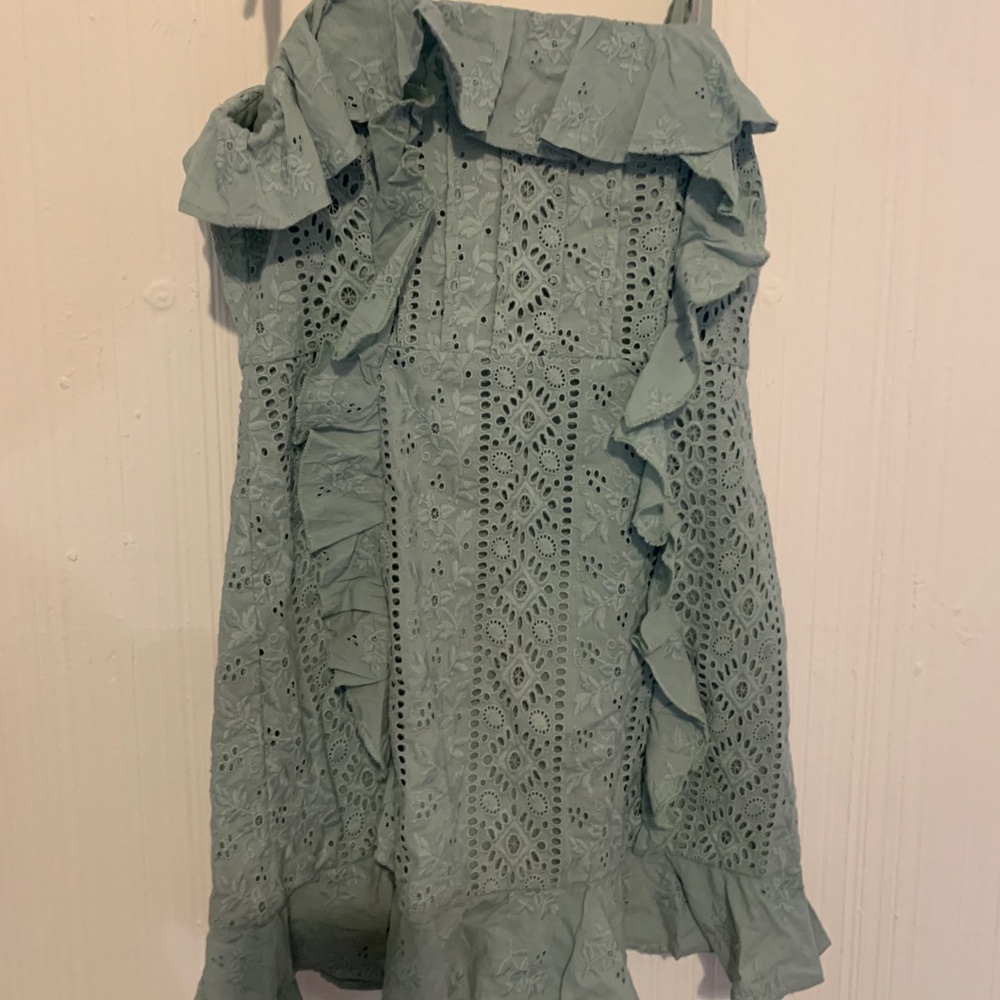 Majorelle Frill dress